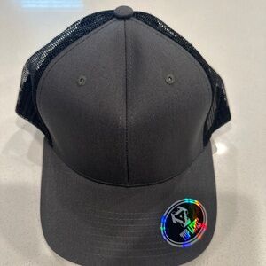 Charcoal Gray & Black Mesh Trucker Hat – Top Level Brand